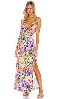 Платье shocking florals - Luli Fama