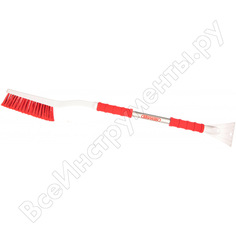 Щетка от снега со скребком с эргономичной ручкой с распушенной щетиной skyway s07801024