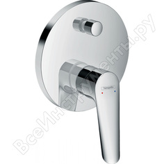 Смеситель для ванны hansgrohe logis e внешняя часть 71404000 00000053015