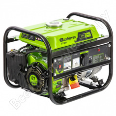 Бензиновый генератор сибртех бс-1200, 1 квт, 230 в, 4-х такт., 5,5 л, ручной стартер 94541