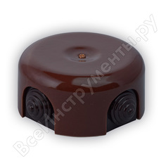 Распаечная коробка retrika коричневый d-90 rr-09002