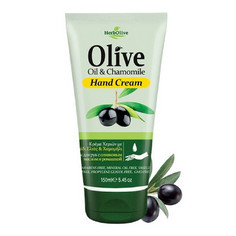 HerbOlive, Крем для рук Oil & Chamomile, 150 мл