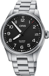 Швейцарские мужские часы в коллекции Big Crown ProPilot Мужские часы Oris 751-7761-41-64MB