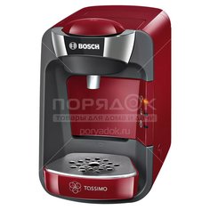 Кофеварка капсульная Bosch TAS 3203 красная, 0.7 л
