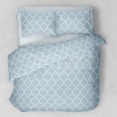 Постельное белье Sova&Javoronok двуспальное поплин (простыня 215х240 см, 2 наволочки 70х70 см, пододеяльник 175х215 см) Ларья