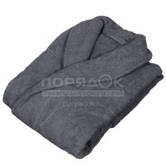 Халат махровый мужской серый, р. 48 Вышневолоцкий текстиль