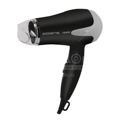 Фен Polaris PHD 1215T черный, 1 кВт