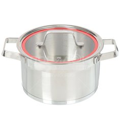 Кастрюля из нержавеющей стали Attribute Red Line ASS227, 3.3 л