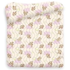 Плед детский стеганый Непоседа Звездный мишка 481414, 90х140 см