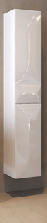 Пенал подвесной белый глянец L Marka One Elegant У73552