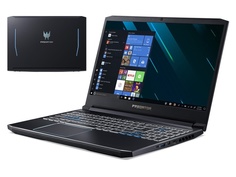 Ноутбук Acer Helios 300 PH315-52-54YU Black NH.Q53ER.01A (Intel Core i5-9300H 2.4 GHz/8192Mb/1000Gb + 256Gb SSD/nVidia GeForce GTX 1660Ti 6144Mb/Wi-Fi/Bluetooth/Cam/15.6/1920x1080/Only boot up)