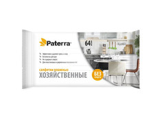 Салфетки влажные Paterra хозяйственные 64шт 104-090