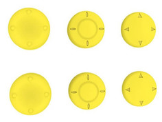 Набор насадок Dobe N-Switch Thumbstick Cover TNS-877C Yellow