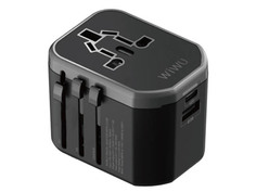 Зарядное устройство Wiwu Universal Adapter UA302 Black 6957815514472