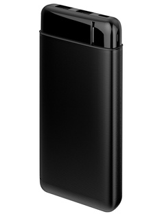 Внешний аккумулятор Ginzzu Power Bank 10000mAh Black GB-3975B