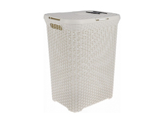 Корзина для белья Curver Rattan Style 60L Cream 00707-885-01