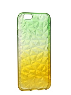 Чехол Krutoff для APPLE iPhone 6 / 6S Crystal Silicone Yellow-Green 11907