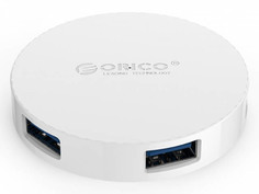 Хаб USB Orico HA4U-U3 White