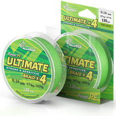 Леска Allvega Ultimate 0.16mm 135m 9.5kg Light Green U135LGR016