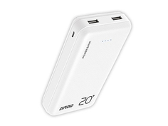 Внешний аккумулятор Exployd Power Bank Classic Slim 20000mAh White EX-PB-893