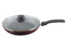 Сковорода Калитва Кружево 22cm со стеклянной крышкой и съемной ручкой 60682234