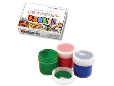 Краски акриловые по стеклу и керамике Невская Палитра Декола 6 цветов по 20ml 4041026