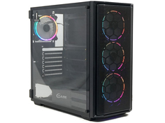 Корпус Powercase Attica Mesh M4 E-ATX ARGB Tempered Glass Black CAMB-A4