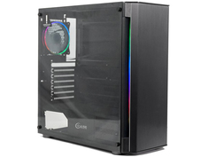 Корпус Powercase Attica Aluminium A4 E-ATX ARGB Tempered Glass Black CAAB-F3A1
