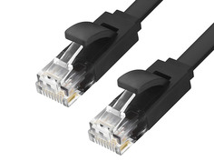 Сетевой кабель GCR Prof UTP 30AWG cat.6 RJ45 T568B 0.25m Black GCR-LNC616-0.25m Greenconnect