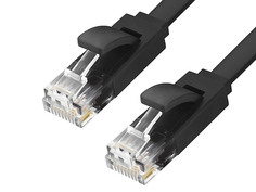 Сетевой кабель GCR Prof UTP 30AWG cat.6 RJ45 T568B 2m Black GCR-LNC616-2.0m Greenconnect