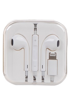 Наушники Wiwu Lightning Earbuds 302 White 6957815514649