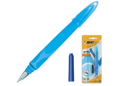 Ручка перьевая Bic EasyClic корпус Light Blue, стержень Blue 8479004