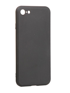 Чехол Brosco для APPLE iPhone SE 2020 TPU Matte Black IPSE(2020)-COLOURFUL-BLACK