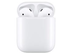 Наушники APPLE AirPods (ver2) White Case в зарядном футляре MV7N2RU/A Выгодный набор + серт. 200Р!!!