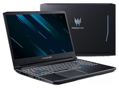 Ноутбук Acer Helios 300 PH315-52-75BR Black NH.Q53ER.017 (Intel Core i7-9750H 2.6 GHz/16384Mb/1000Gb + 256Gb SSD/nVidia GeForce GTX 1660Ti 6144Mb/Wi-Fi/Bluetooth/Cam/15.6/1920x1080/Linux)