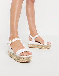 Эспадрильи на плоской платформе с заклепками ALDO-Белый