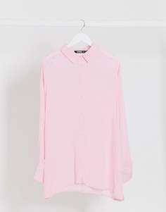 Розовая пляжная oversized-рубашка Missguided-Розовый