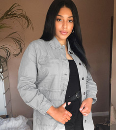 Куртка цвета хаки в стиле милитари Vero Moda Curve-Зеленый