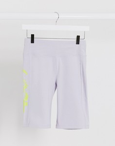 Леггинсы-шорты для йоги с логотипом ASOS 4505-Розовый цвет