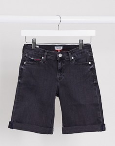 Черные джинсовые шорты-бермуды Tommy Jeans-Черный