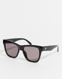 Квадратные солнцезащитные очки Le Specs-Черный