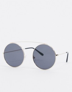 Круглые солнцезащитные очки SVNX-Черный