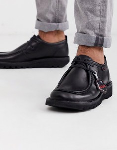 Черные кожаные туфли Kickers-Черный цвет