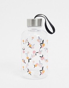 Бутылка для воды с принтом персиков Monki-Очистить
