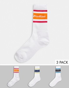 3 пары белых носков Dickies-Белый