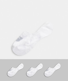 3 белых спортивных носков New Balance-Черный цвет