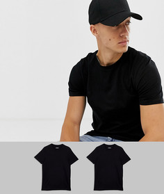 2 черные футболки из органического хлопка Produkt-Черный