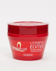 Защитная маска для окрашенных волос 300 мл LOreal - Elvive-Бесцветный L'Oreal