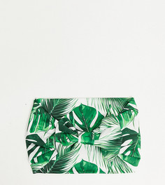 Эксклюзивная повязка на голову с бантом и тропическим принтом KazBands-Мульти