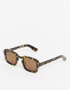 Темно-коричневые квадратные солнцезащитные очки Spitfire Cut Fifteen-Коричневый